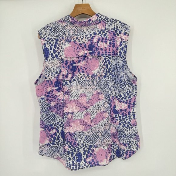 Silver Bait Women's Performance UPF 50 Button Down Fishing Shirt Top Size XL - Picture 10 of 12